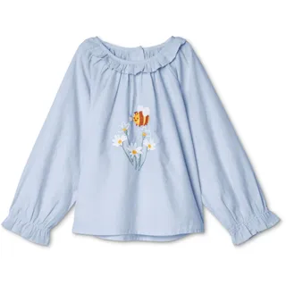 Tchibo - Kinder-Chambray-Bluse - Gr. 98/104 - hellblau