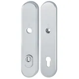 HOPPE Langschildpaar E3332ZA/3310 F1/silber PZ 92mm