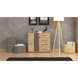 INOSIGN Ascalon Sideboard 93 x 82 x 40 cm Braun