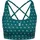 hummel Hiit Aop Impact Strap Bra Grün S