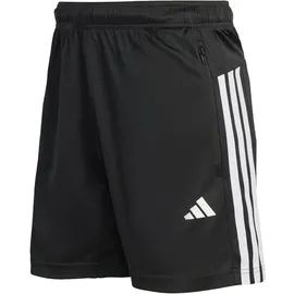 adidas Workout Essentials Base 3-Stripes Pique 7" Sport-Shorts Schwarz/Weiß L