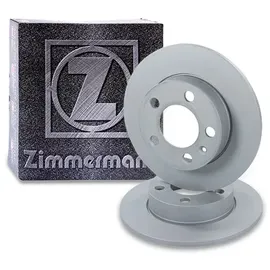 ZIMMERMANN Bremsscheibe Hinterachse Voll [Hersteller-Nr. 100.1236.20