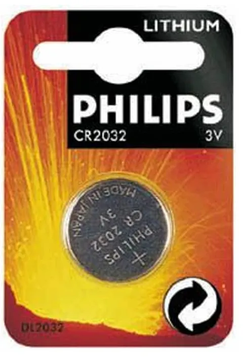 Preisvergleich Produktbild Philips Knopf Batterie 3V CR2032