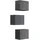 Posseik Limes Badschrank-Set 33,0 x 25,0 x 41,4 cm Grau