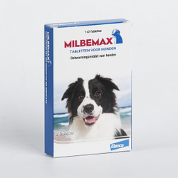 Milbemax Entwurmungstabletten für große Hunde 2 Tabletten