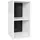 FineBuy Standregal 30 x 60 x 30 cm Schwarz