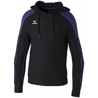 Erima EVO Star Kapuzenpullover (1072407), schwarz/Ultra Violet 3XL