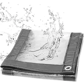 Woltu Abdeckplane 2 x 3 m Transparent