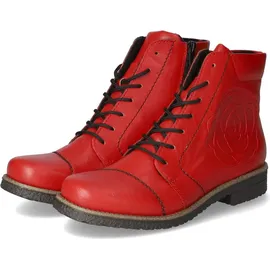 Rieker Damen Stiefelette 73504-33 rot Gr. 42