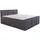A&J MöbelLand Boxspringbett BOE 120 x 200 cm Silber