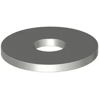 OBO Bettermann Großflächenscheibe M10,Ø40mm Edelstahl, rostfrei blank, nachbehandelt WS