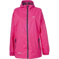 Trespass Qikpac Jacket, Sasparilla, L, Kompakt Zusammenrollbare Wasserdichte Jacke für Damen und Herren / Unisex, Large, Rosa / Pink