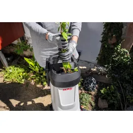 Ikra mogatec IKRA Elektro Gartenhäcksler Messerhäcksler IMH 2800, inkl. Fangsack 45l, 2800W, inkl. 2x Ersatz-Wendemesser