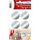 Herma 15284 Aufkleber Weihnachten Silber rund, 18 Stück, Ø 32 mm, Verschlussetiketten für Geschenke, Punktaufkleber Klebepunkte für Weihnachtsdeko Adventskalender Winter Dekoration Briefe DIY Basteln