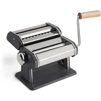 Springlane Manuelle Nudelmaschine Nonna, Edelstahl, Pastamaker inkl. Rezeptheft, Nudeltrockner
