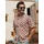 Lerros Kurzarmhemd floral rot 3XL
