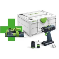 Festool Akku-Bohrschrauber T 18+3-Basic inkl. 1 x 4,0 Ah