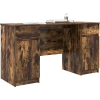 VidaXL Schreibtisch Räuchereiche 140x49x76 cm Holzwerkstoff