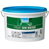 8 x Herbol Wandfarbe Profi DIN-WEISS 12,5l