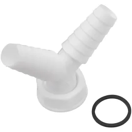 SANITOP-WINGENROTH Doppelschlauchtülle 30,3 mm (G 1) x Ø 20 mm Weiß