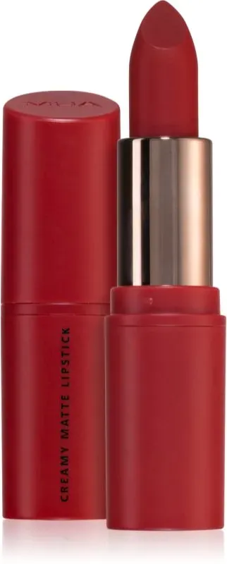 MUA Makeup Academy Creamy Matte Cremiger Lippenstift mit Matt-Effekt Farbton Razzleberry 3,2 g