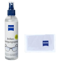 ZEISS Brillen Reinigungstücher oder Reinigungsspray zur schonenden & gründlichen Reinigung Ihrer Brillengläser - alkoholfrei (Spray + kl. Tuch)