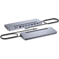 iTEC i-tec USB-C Metal Ergonomic 3x 4K Display Docking Station - PD 100W