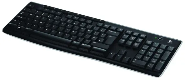 Logitech K270 Tastatur, kabellos, DE-Layout bis zu 10 Metern Reichweite, 8 Sondertasten