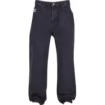 Karl Kani KMI-PL051-001-03 KK Small Signature Baggy Five Pocket Denim in Schwarz, Größe 38