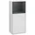Villeroy & Boch Finion Seitenschrank F510HGMT 41,8x93,6x27cm, rechts, Regal oben Midnight Blue Matt, White matt lacquer