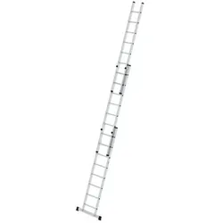 Schiebeleiter 3x8 Sprossen, L eingefahren 2500mm, L ausgefahren 5860mm