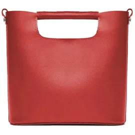 Gretchen Crocus Small Schultertasche Leder Rot/Beige