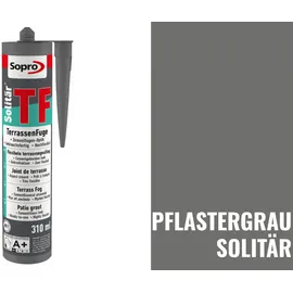 SOPRO BAUCHEMIE Solitär TF-STF Spezialfugenfüllstoff Terrassenfuge 310ml Sand/Anthrazit/Pflastergrau/Grau