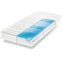 Dreamer Junges Wohnen 7-Zonen-Gelart-Tonnentaschenfederkernmatratze  Flexo 3 ¦ weiß ¦ Maße (cm): B: 80 H: 20