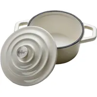 Käfer Mini-Cocotte mit Deckel, gusseisern, 2er-Set, 250 ml