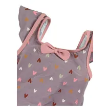 Sterntaler Badeanzug Herz lila