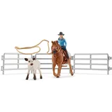 Schleich Farm World Team Roping mit Cowgirl 42577