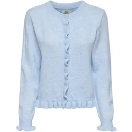 Jdy JDYLETTY L/S ON FRILL CARDIGAN KNT NOOS Blau S