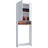 VCM Lona Waschmaschinenschrank 64 x 27 x 182 cm Weiß Kunststoff