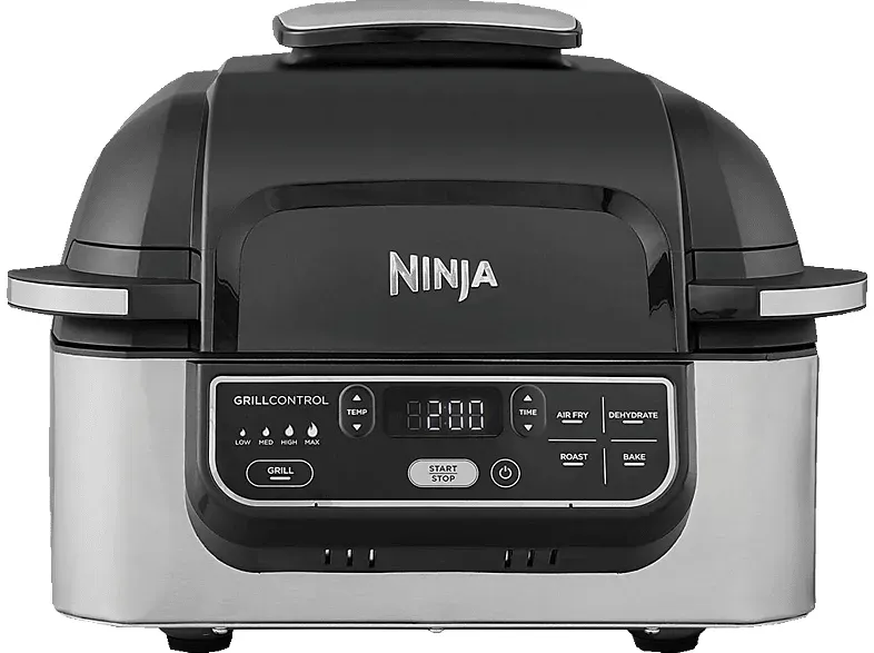 Preisvergleich Produktbild NINJA AG301EU Air Grill Heißluftfritteuse 1760 Watt Schwarz