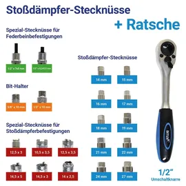 BITUXX Stoßdämpfer Werkzeug Set 50-tlg.