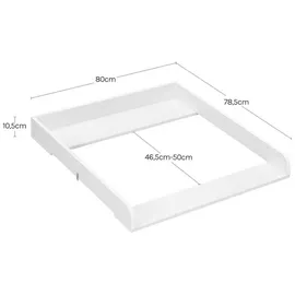 Woltu W0ETT0315 Wickeltisch Weiß,