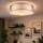 GLOBO LED Deckenleuchte 3x E14 grau rund