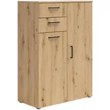 mömax Kommode Multistauraum 80 x 115 x 40 cm Eiche Artisan