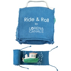 Lorena Canals - Ride & Roll Spielset, Boot, blau / grün (2er-Set)