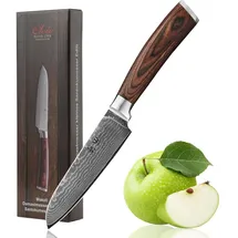 Wakoli EDIB Santokumesser 12 cm Silberfarben