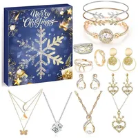 LuxusKollektion Schmuck-Adventskalender Adventskalender Schmuckset 2025 mit 12 Überraschungen für Damen