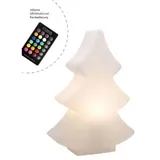 8 seasons DESIGN Shining Tree Weiß, L x B x H: 10 x 28 x 38 cm)