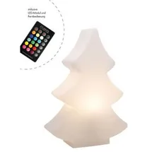 8 seasons DESIGN Shining Tree Weiß, L x B x H: 10 x 28 x 38 cm)