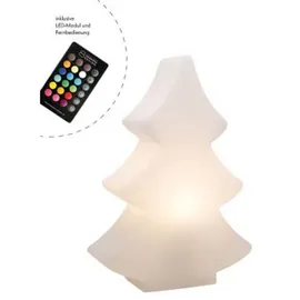 8 seasons DESIGN Shining Tree Weiß, L x B x H: 10 x 28 x 38 cm)
